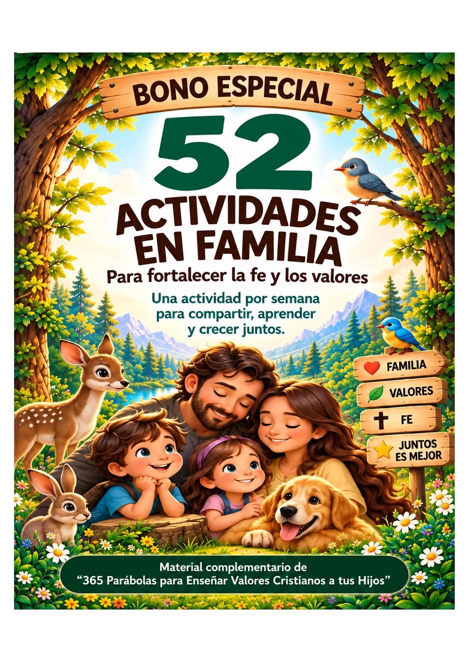 Portada de 52 actividades en familia